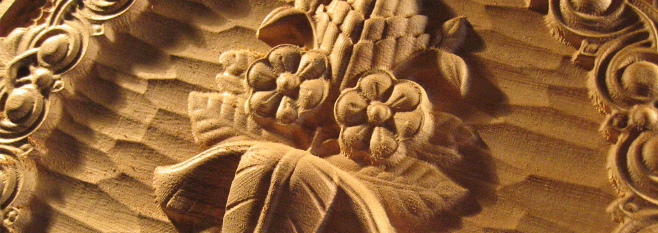Detail řezby
